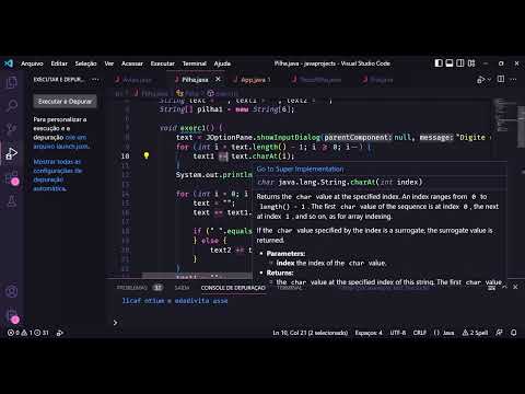 TEXTO AO CONTRARIO-trabalho em java