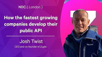 How the fastest growing companies develop their public API - Josh Twist - NDC London 2022
