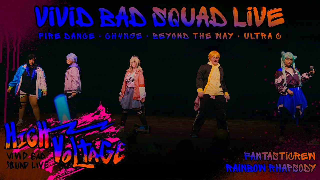 HIGH VOLTAGE LIVE │ 踊ってみた Dance プロセカ Vivid BAD SQUAD @ JapanFest 2025【FantastiCrew/Rainbow Rhapsody】