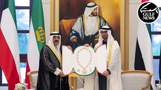 UAE President Sheikh Mohamed bestows Order of Zayed upon Emir of Kuwait