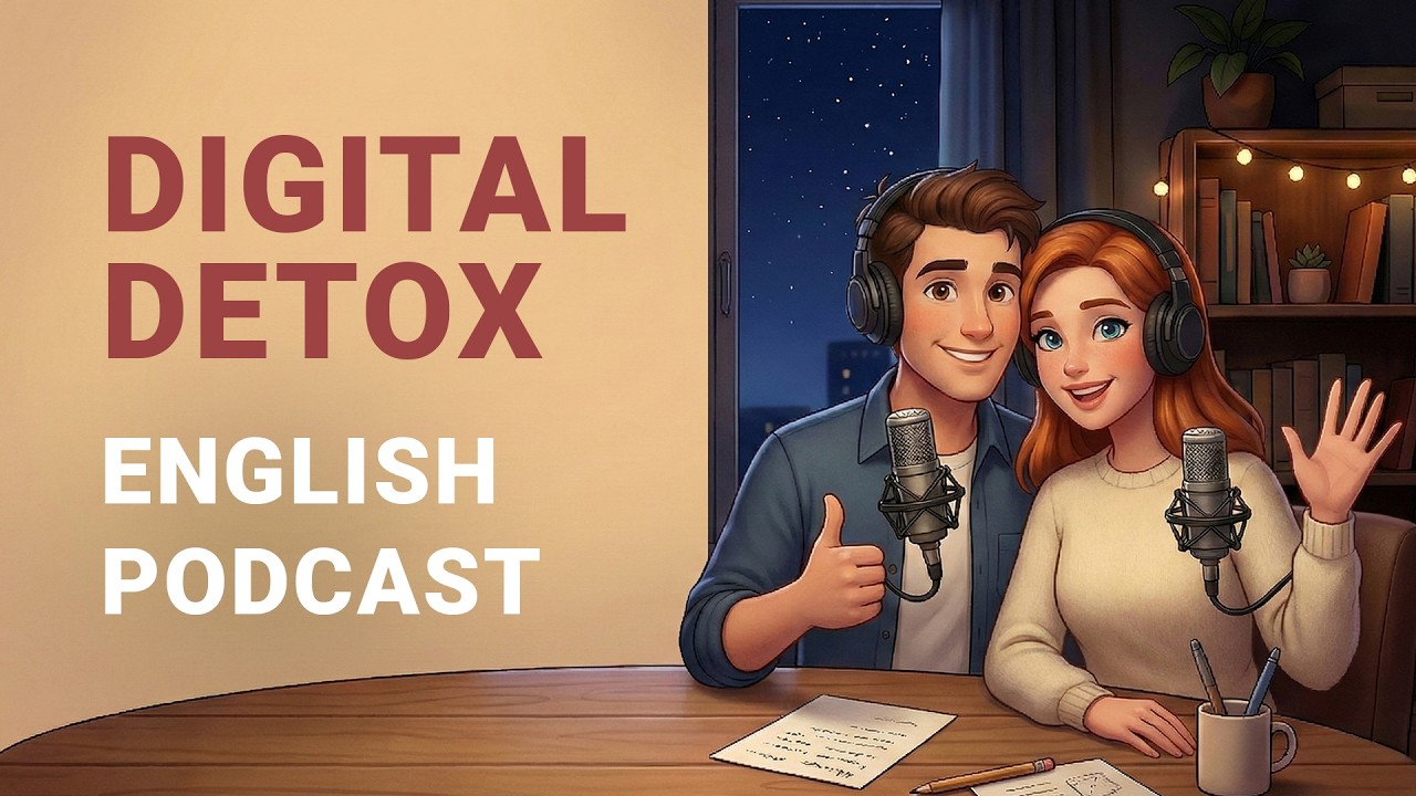 English podcast for learning | Digital Detox | English Listening Practice