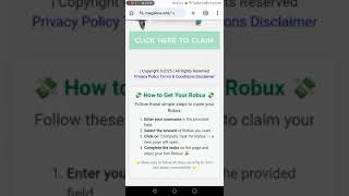 FREE ROBUX GENERATOR 2025 - NO SCAM, NO SURVEYS! ROBLOX, MASTER GAMING