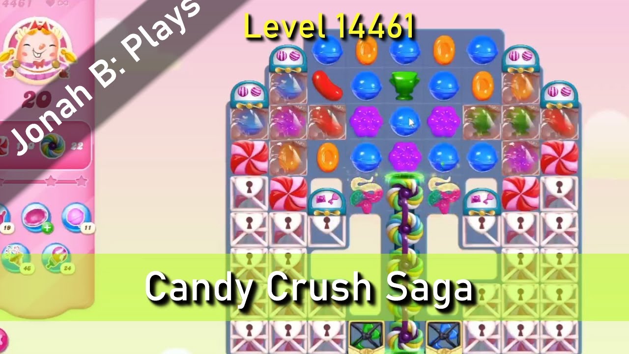 Candy Crush Saga Level 14461 - YouTube