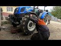 New Holland TT4,65 Test sürüşü  ve Traktör  Ön Lastik Tamiri