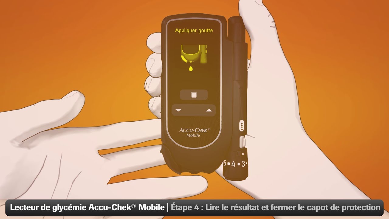 Accu-Chek Mobile Lecteur de Glycémie Sans Bandelette