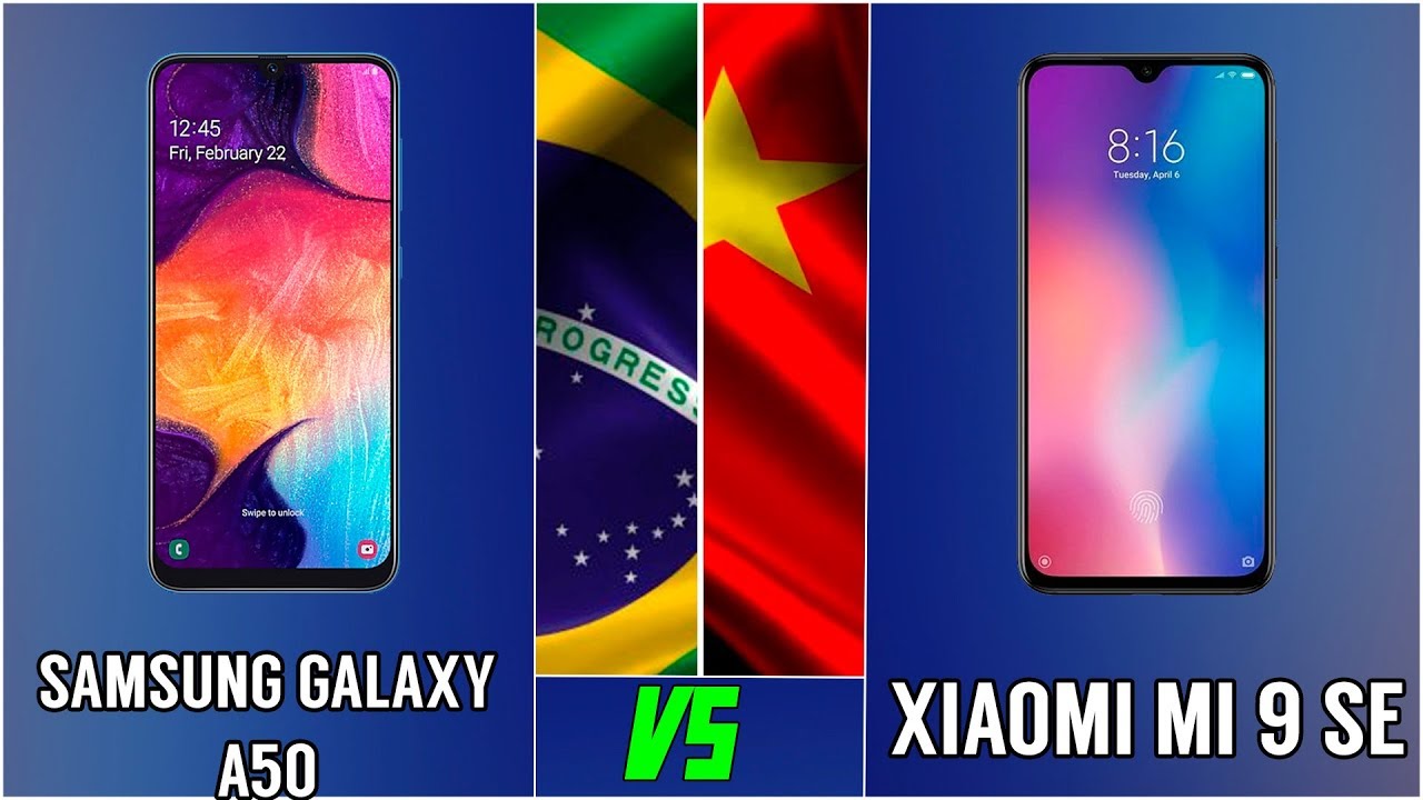 Samsung A50 Vs Xiaomi Mi 9 Lite Samsung Galaxy A50 VS Xiaomi Mi 9 SE - YouTube