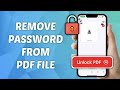 How to Remove Password from PDF Files on iPhone and Android