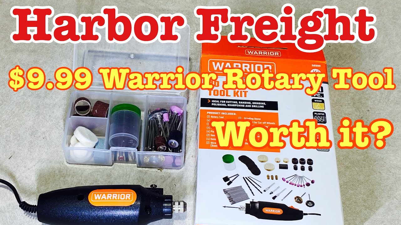 Обзор мини-роторного инструмента Harbor Freight Warrior