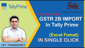 Get GSTR 2B Excel to Tally Prime in Just Minutes?