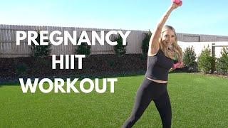 PREGNANCY HIIT WORKOUT- Low Impact 16 minute workout