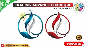 Tracing Advance Technique in Coreldraw easy & fast work | by Tools Hacker Graphix