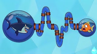 Save the fish / pull the pin updated level fish save game pull the pin android game /mobile game 999 screenshot 1