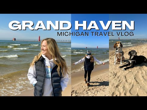 GRAND HAVEN, MI VLOG: Lake Michigan, Local Eats, Downtown Vibes