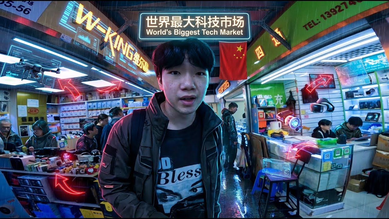 Exploring World’s Biggest Tech Market in Shenzhen, China!