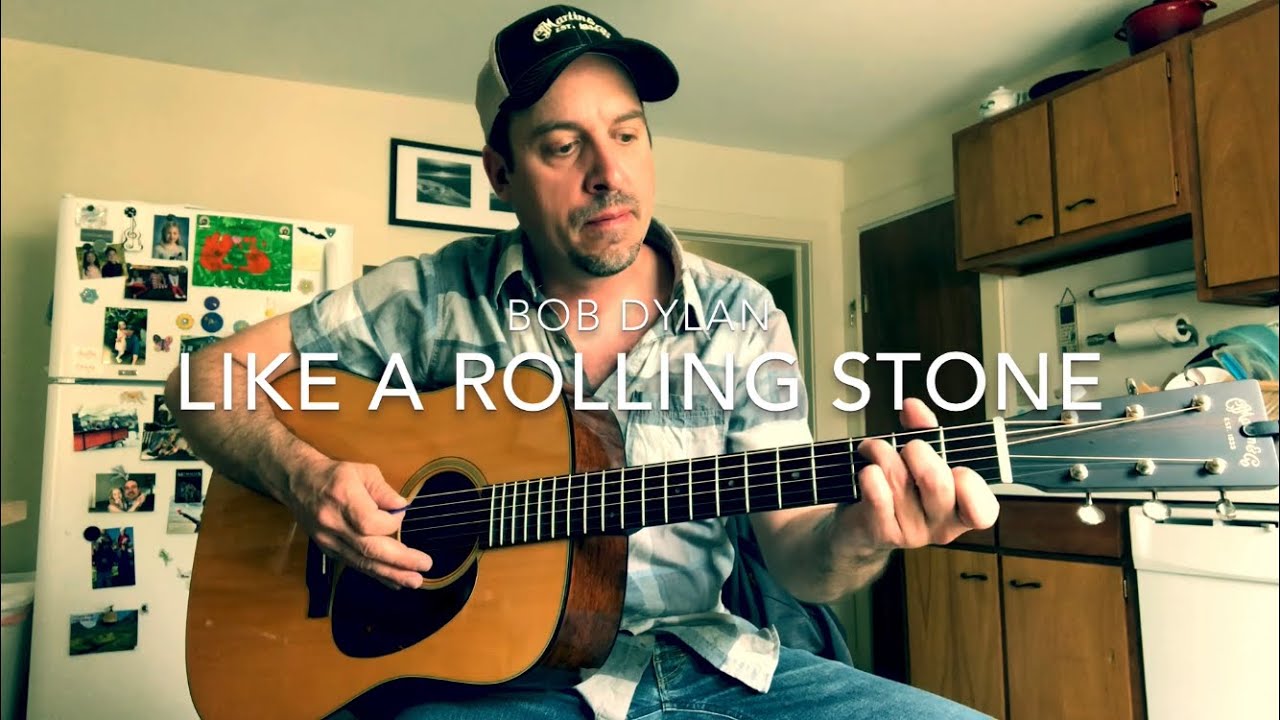 Like A Rolling Stone - Bob Dylan (acoustic cover) - YouTube