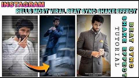 Trending Instagram Reels Most Viral New Trending Beat Sync Shake Effect Video Editing Kinemaster