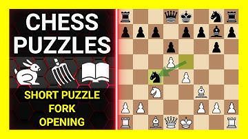 Chess Puzzles to Practice. Themes: Short puzzle, Fork, Opening. Learn Chess