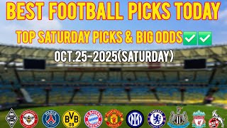 🔥Top Saturday Football Predictions|Premier League|La Liga|Serie A|Ligue 1|Bundesliga & More✅️✅️