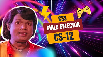 CSS Child selector | CSS selector tutorial in tamil