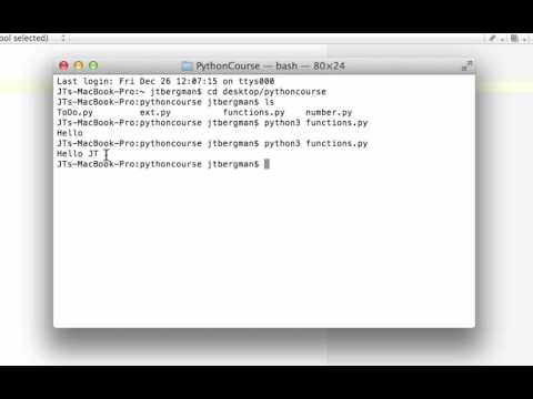 008 Functions That Accept Arguments