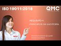 ISO 19011:2018  Requisito 4. Principios de Auditoría