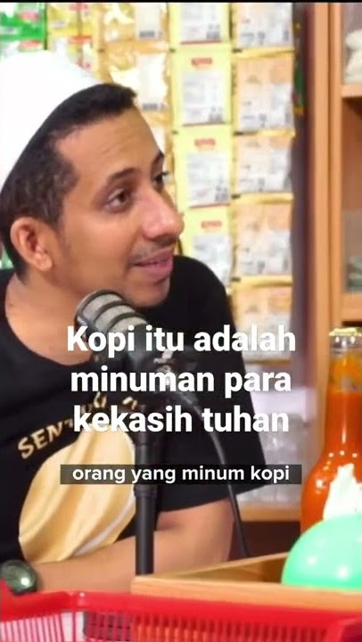 kopi itu adalah minuman para kekasih ALLAH, HABIB JAFAR