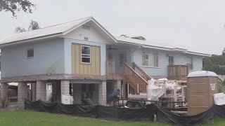 Raising homes to avoid hurricane flooding