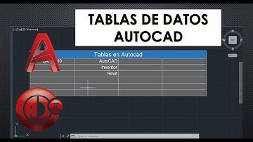 Como hacer tablas de datos en AutoCAD   Parte 1