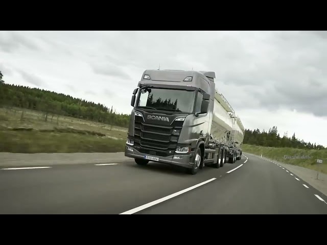 Music clip  Italo Disco   Mix  Scania Trucks  Sound Surround 5 1 class=