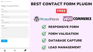 Magix Contact - Best Free Wordpress Contact Form Plugin