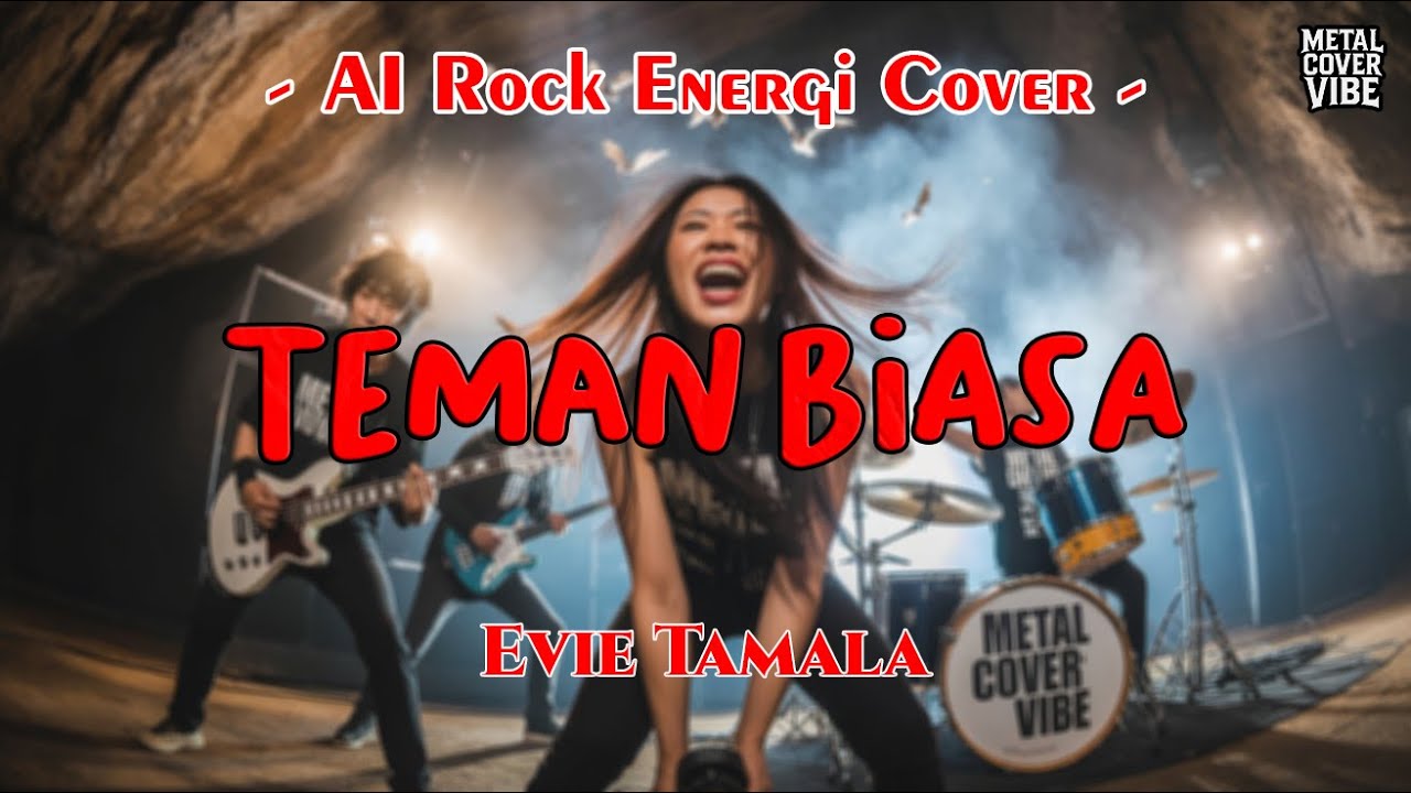 Evie Tamala - Teman Biasa (AI Rock Energi Cover)