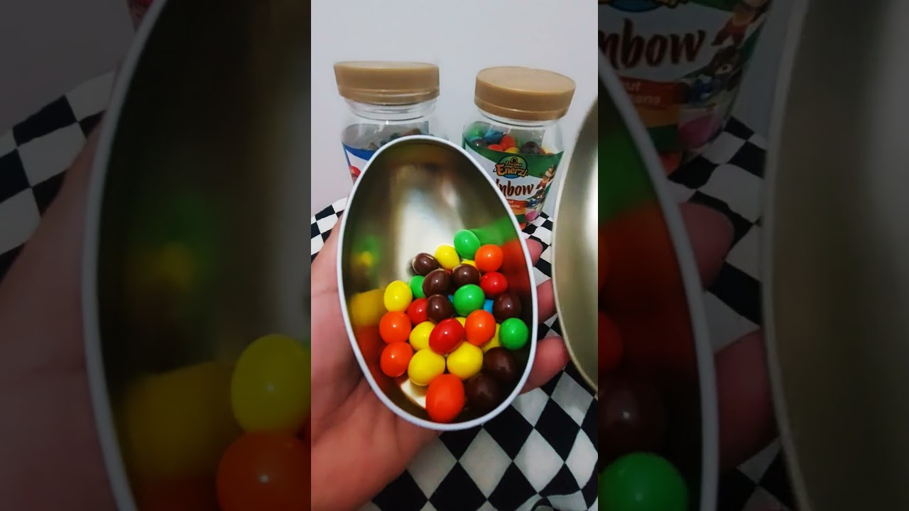 Amazing Colourful Chocolates inside the Bunny Tin box 