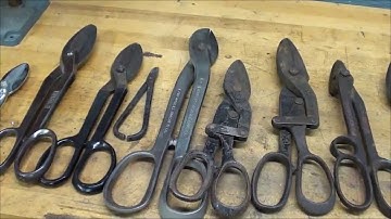 MACHINE SHOP TIPS #124 Shearing & Cutting Sheet Metal Part 1 of 2 tubalcain