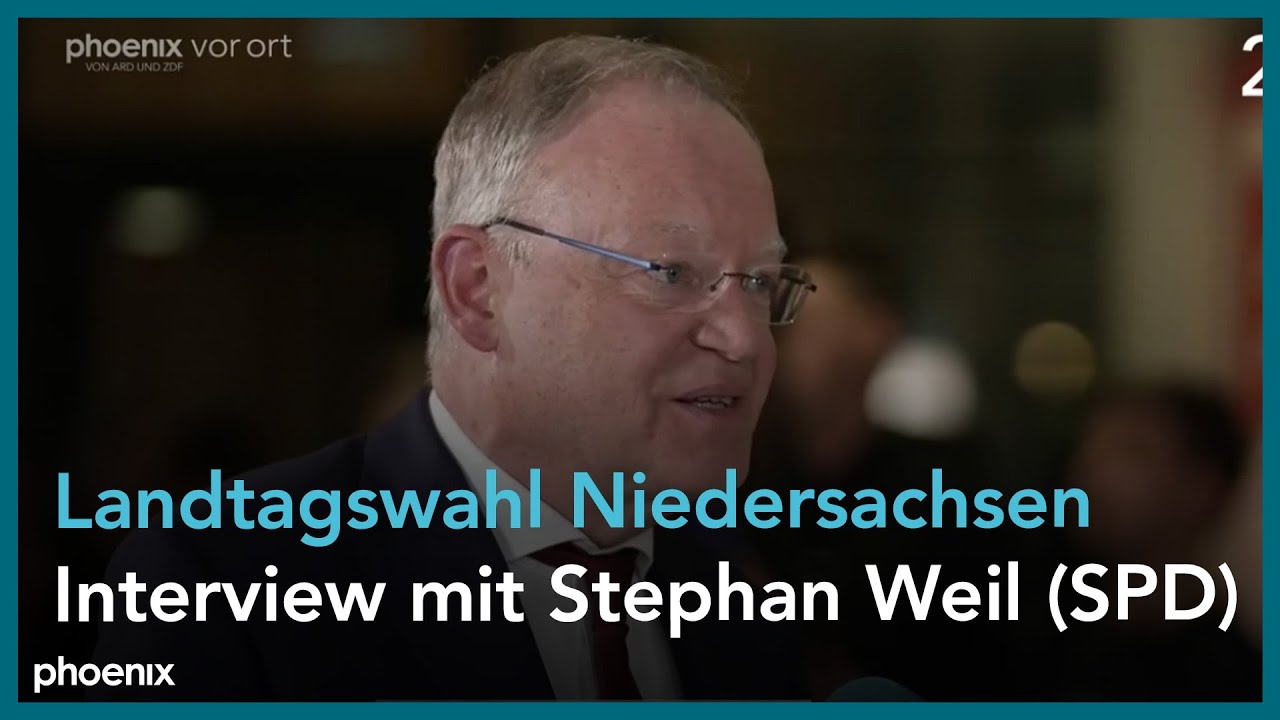 Niedersachsen-Wahl: Wahlsieger Stephan Weil (SPD) im Interview am 09.10.11