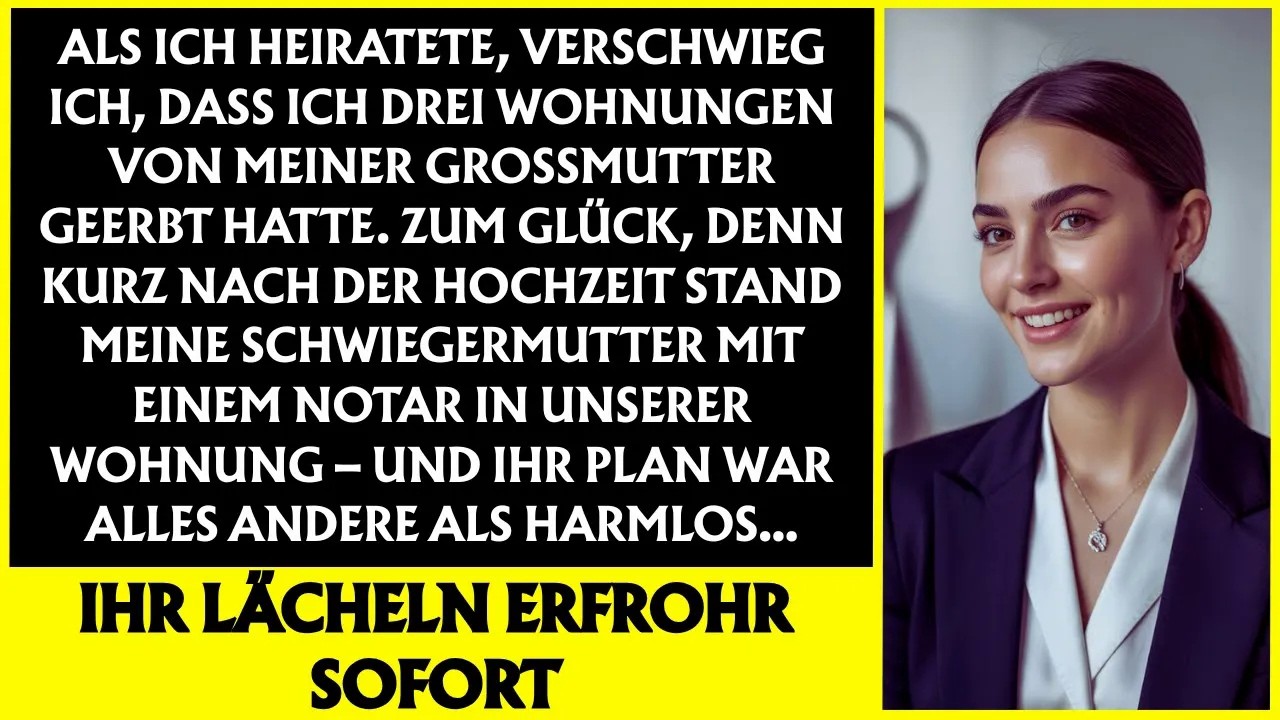 „Als ich heiratete, sagte ich nichts über die drei Wohnungen meiner Großmutter    zum Glück “