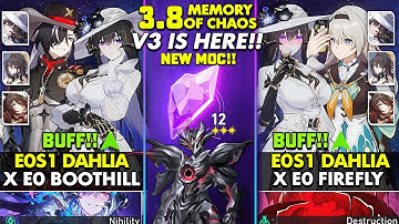 V3 IS HERE!!! E0S1 Dahlia x Boothill & E0 Firefly | MOC 12 v3.8 | HSR