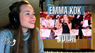 Finnish Vocal Coach First Time Reaction: Emma Kok - 