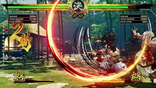Samsho Haohmaru corner okizeme 1