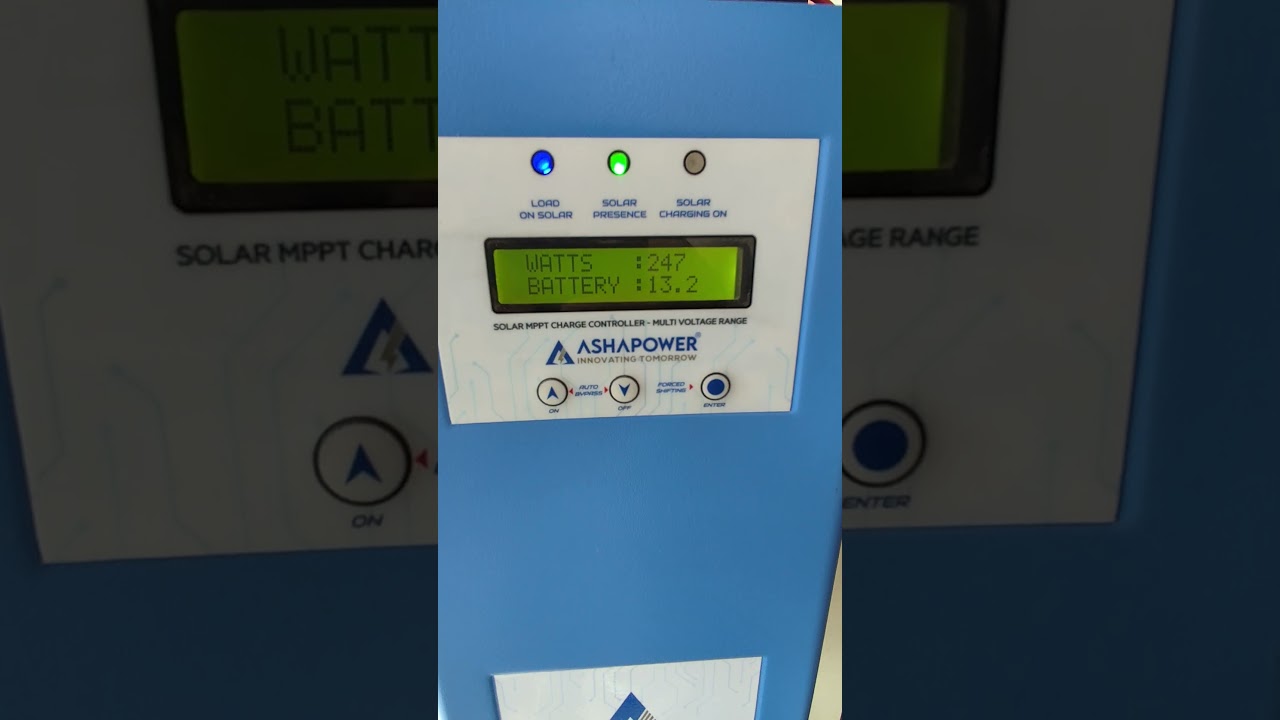 Ashapower Nova 50 Mppt | 800 watts Solar Panel Connected.