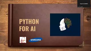 Lesson 1: Introduction - Python for AI - PTIT - Samsung Hè 2023