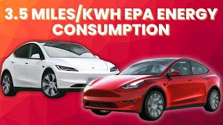 2024 Tesla Model Y Long Range AWD: Achieves 3.5 Miles/kWh EPA Energy Consumption