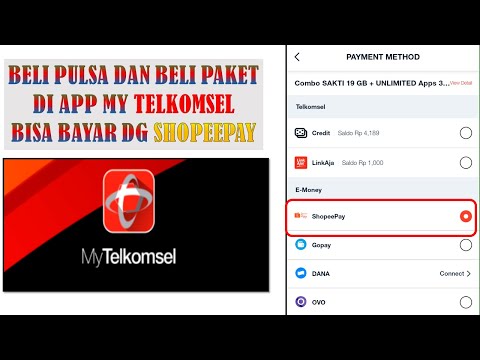 CARA ISI PULSA DAN BELI PAKET DI APP MY TELKOMSEL DENGAN METODE PEMBAYARAN SHOPEEPAY ANDROID/IOS