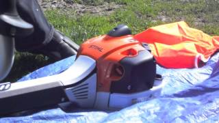 STIHL FS 460 C EM - first fueling /start