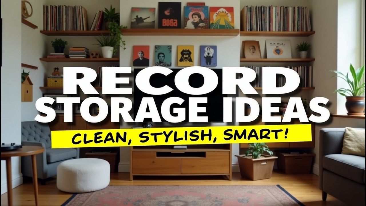 Creative & Cheap Record Storage Ideas for Vinyl Lovers | Record Storage Ideas