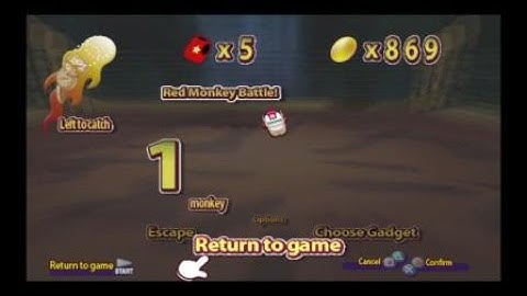 Ape Escape 2 (PS4) Remaster: The Lost World (1st Visit) Finish & Red Monkey