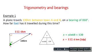 Jt7 - Trigonometry And Bearings