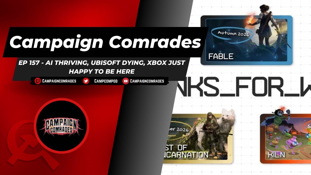 Ubisoft Dying Episode 157 - AI Thriving, Ubisoft Dying, Xbox Just Happy To Be Here ...