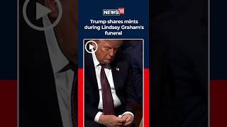 Trump Seen Offering Tic Tacs to JD Vance, Scott Bessent During Lindsey Graham's Funeral | N18S