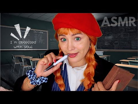 La Stalker de Merlina está OBSESIONADA contigo 😱🧡 | Agnes DeMille I Ges ASMR