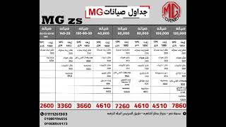ملاك MG العِظام ❤️#جدول_صيانة_MGZSتتم باستخدام زيت SPC